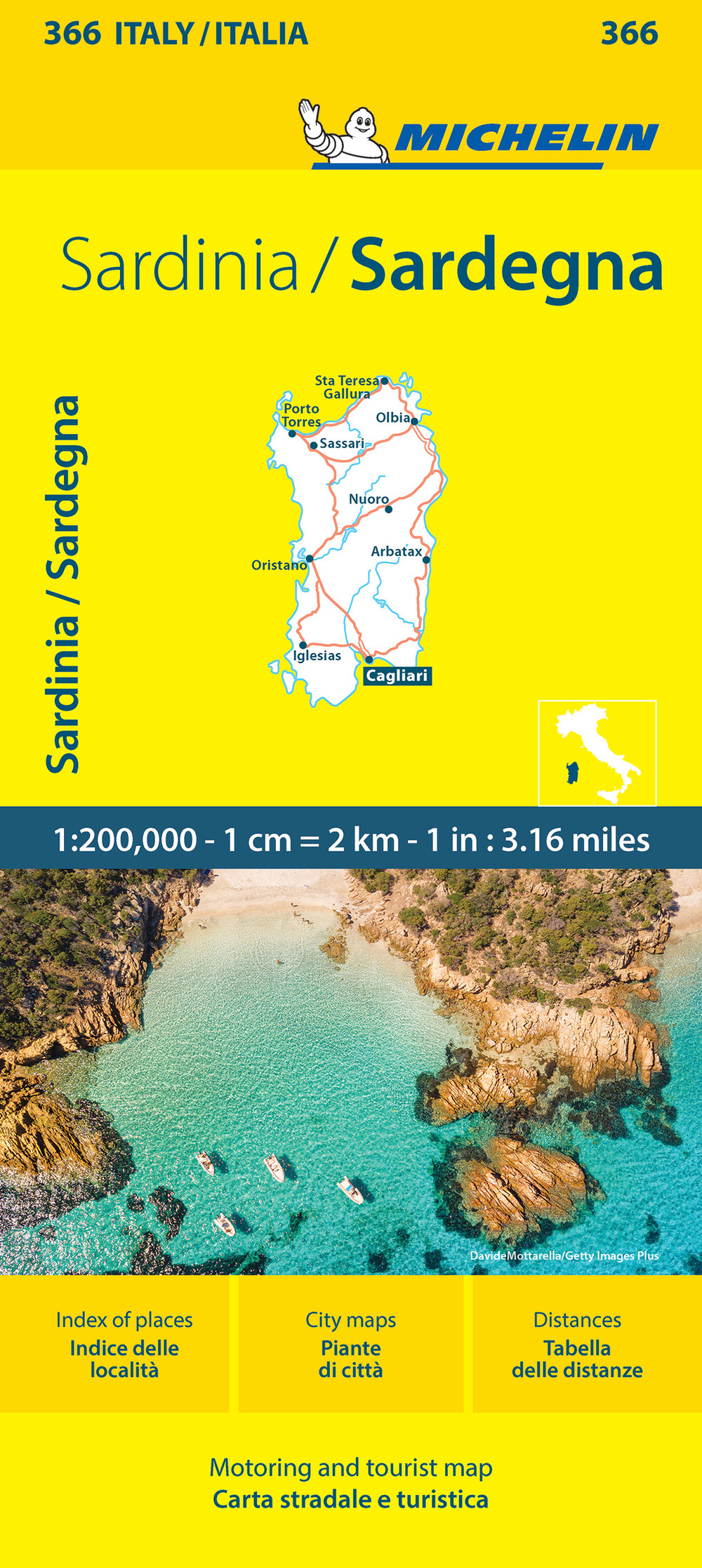 Libro Sardegna-Sardinia 1:200.000 di  - ean 9782067263093 - Michelin Éditions