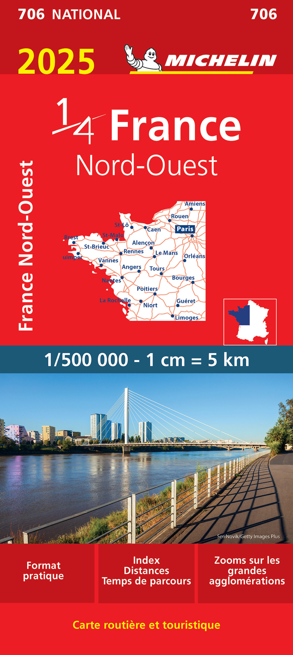 Libro France Nord-Ouest 1:500.000 di  - ean 9782067265240 - Michelin Éditions