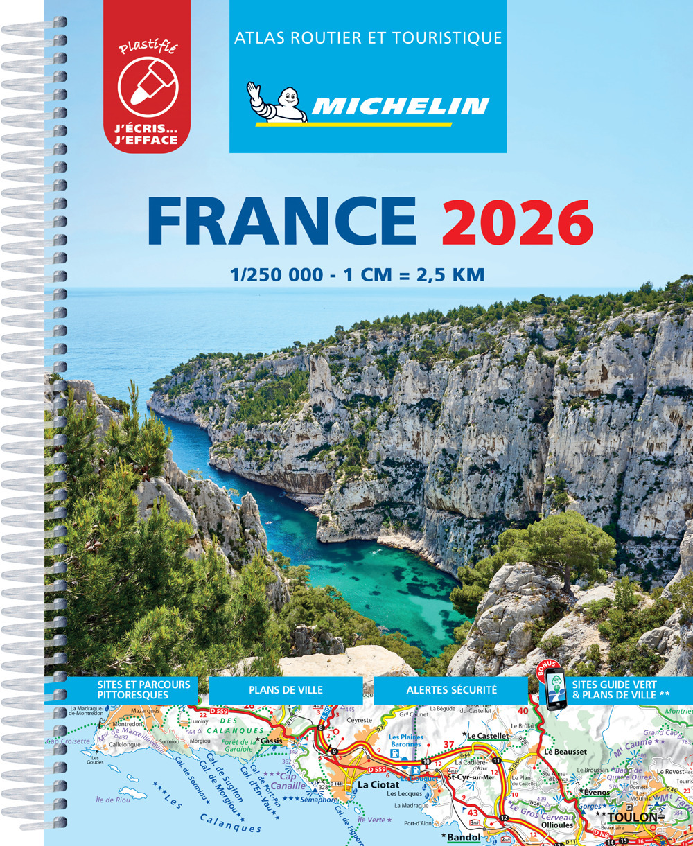 Libro France. Atlas routier et touristique 2026 1:250.000. Ediz. plastificata di  - ean 9782067269460 - Michelin Éditions