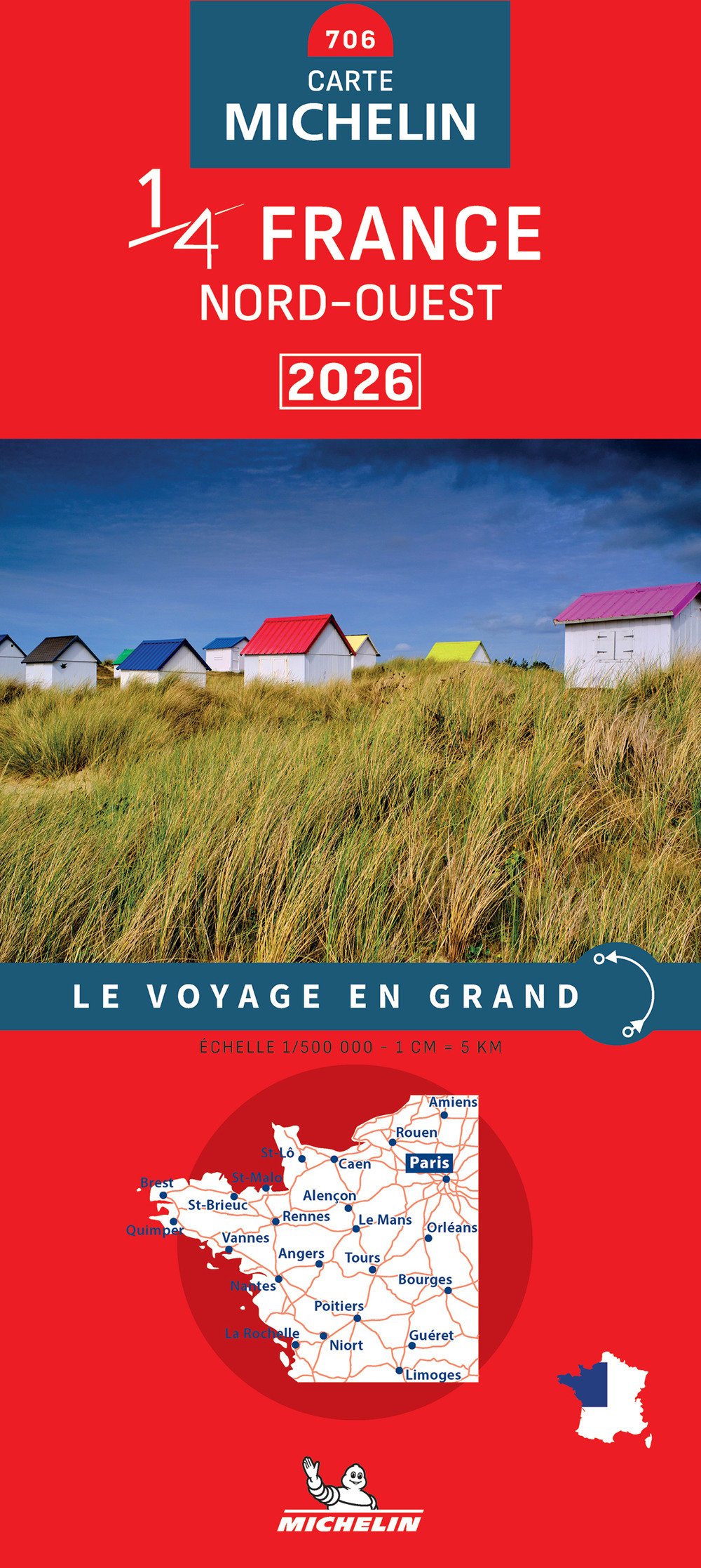 Libro France Nord-Ouest 1:500.000 di  - ean 9782067269736 - Michelin Éditions