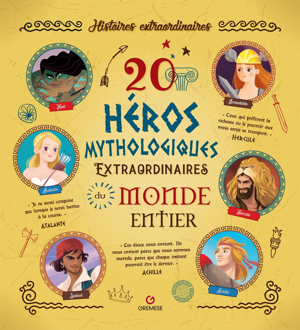 Libro 20 heros mythologiques extraordinaires du monde entier di  - ean 9782366773545 - Gremese Editore