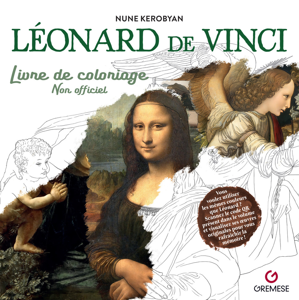 Libro Léonard de Vinci. Livre de coloriage. Non officiel di Nune Kerobyan - ean 9782366773736 - Gremese Editore