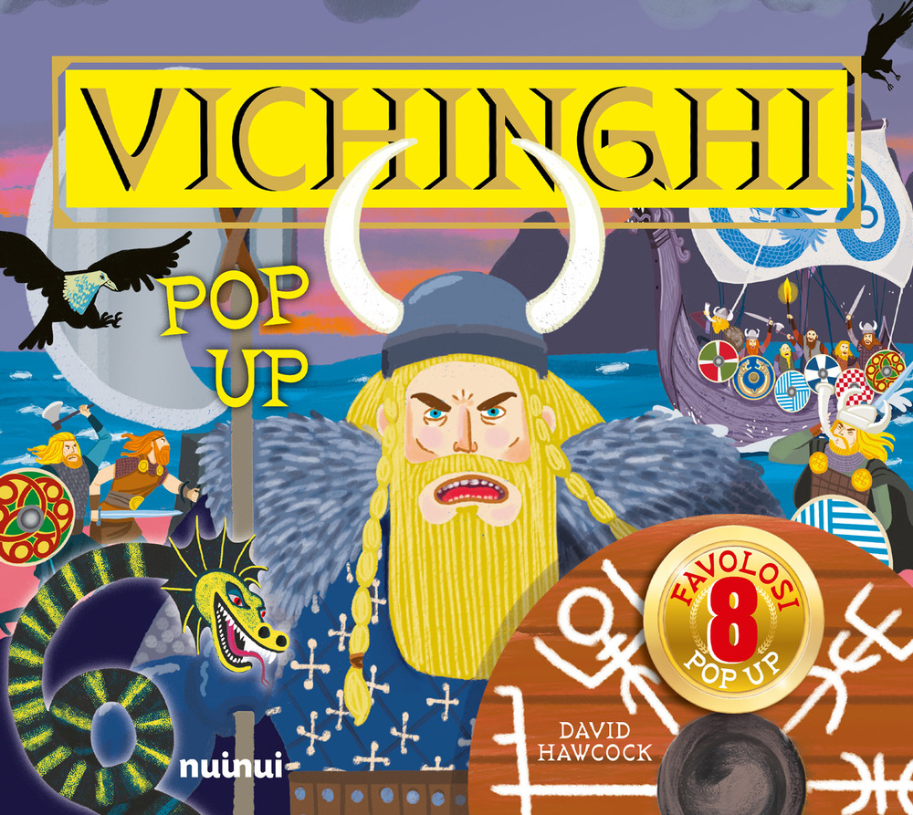 Libro Vichinghi. Antiche civiltà pop up di David Hawcock - ean 9782889353118 - Nuinui