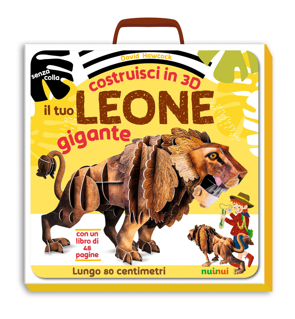 Libro tuo leone gigante. Costruisci in 3D di David Hawcock - ean 9782889353415 - Nuinui