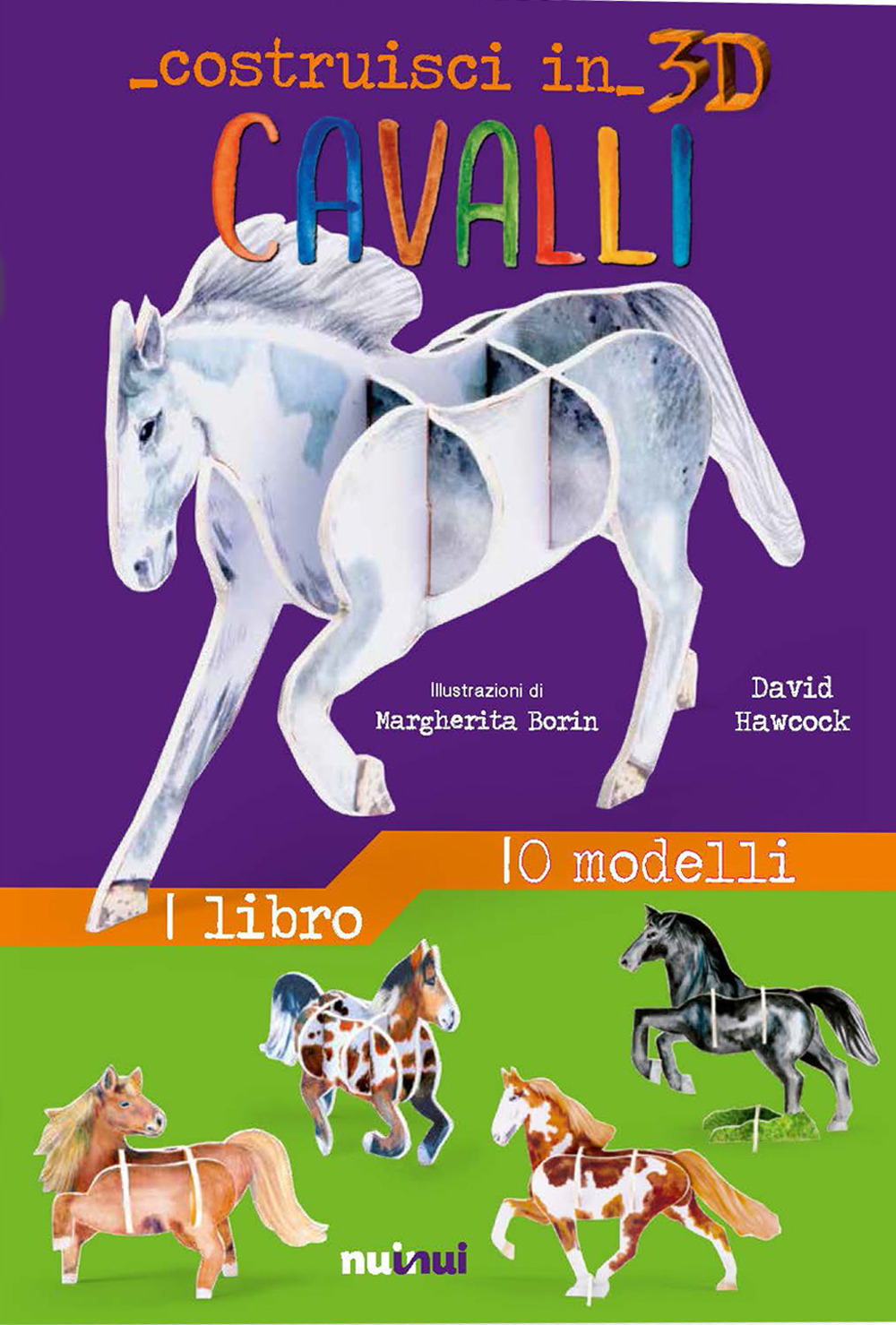 Libro Cavalli. Costruisci in 3D di David Hawcock - ean 9782889354290 - Nuinui