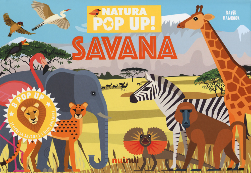 Libro Savana. Natura pop-up! di David Hawcock - ean 9782889354436 - Nuinui
