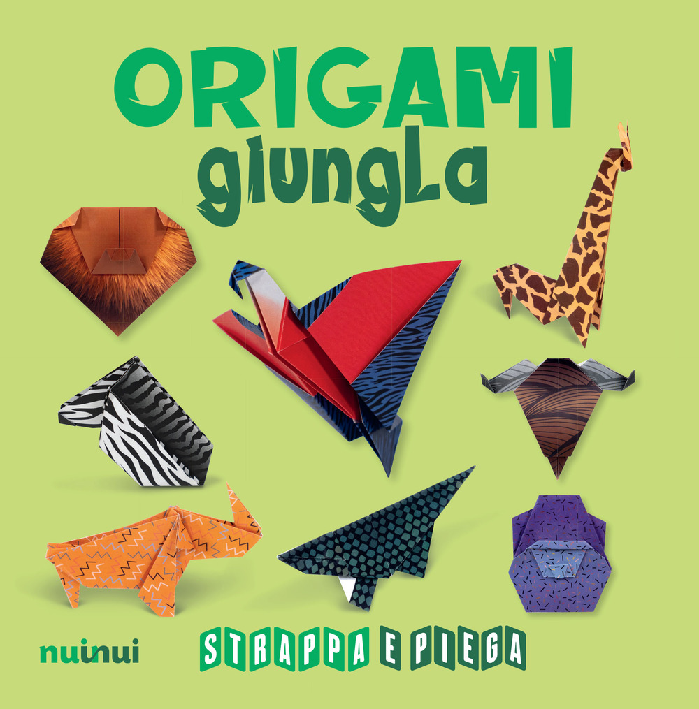 Libro Origami giungla. Strappa e piega di  - ean 9782889354818 - Nuinui