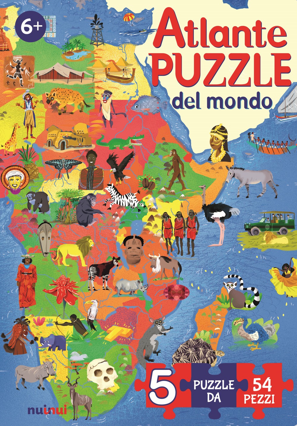 Libro Atlante puzzle del mondo di Enrico Lavagno - ean 9782889357697 - Nuinui