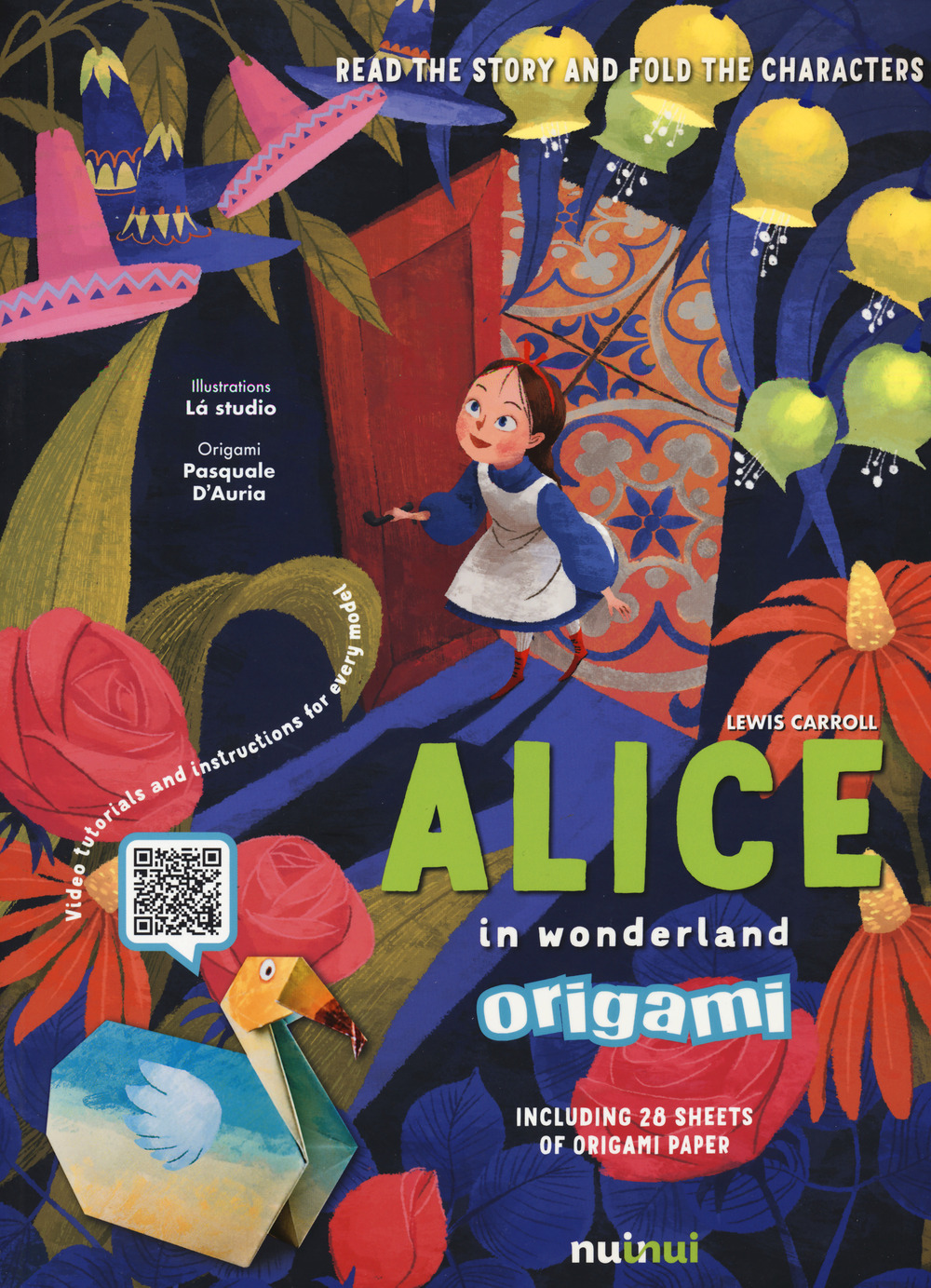 Libro Alice in Wonderland origami di Lewis Carroll - ean 9782889358564 - Nuinui