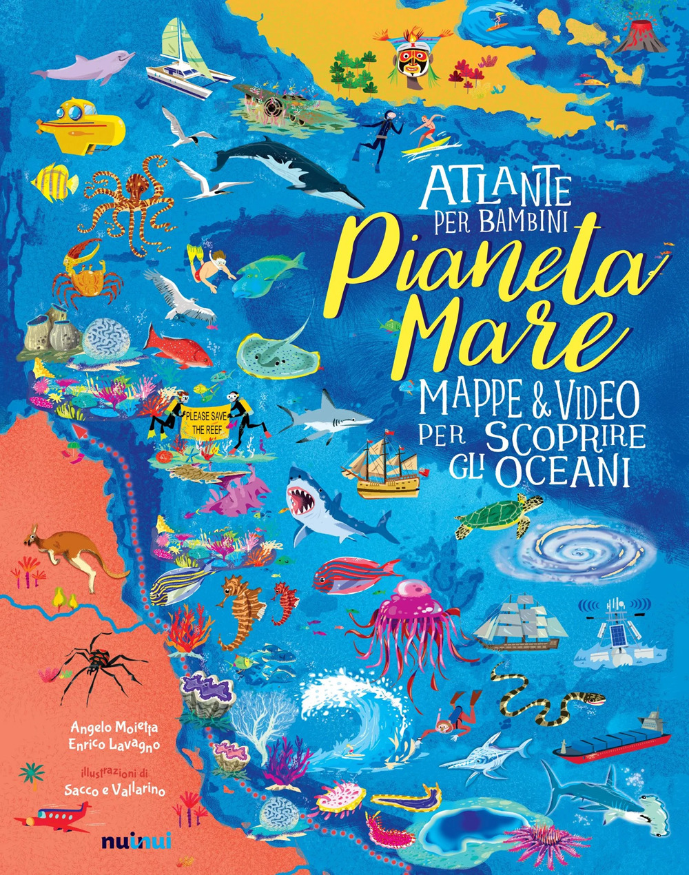 Libro Pianeta Mare. Mappe & video per scoprire gli oceani di Enrico Lavagno; Angelo Mojetta - ean 9782889359240 - Nuinui