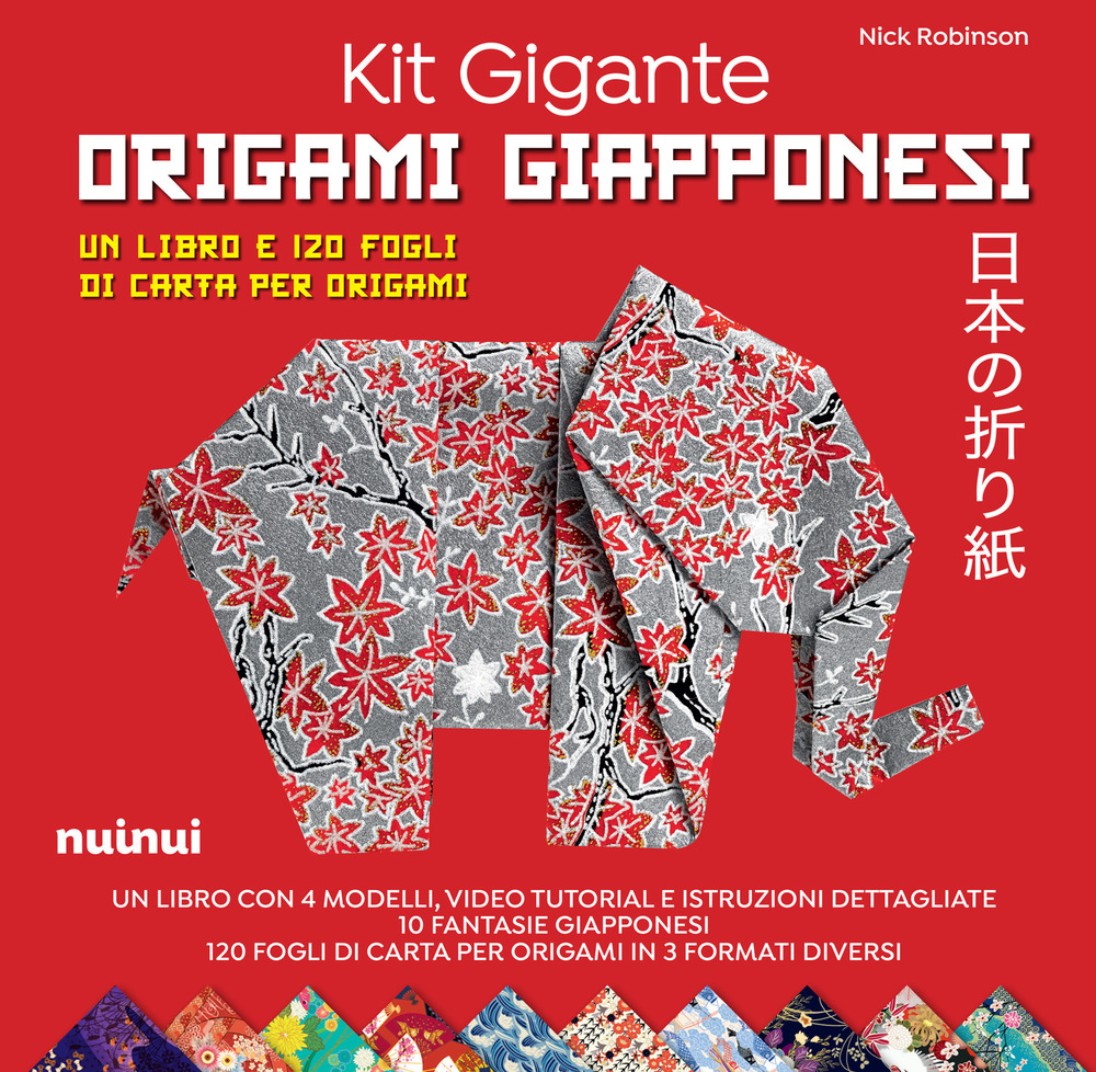 Libro Kit gigante origami giapponesi di Nick Robinson - ean 9782889359783 - Nuinui