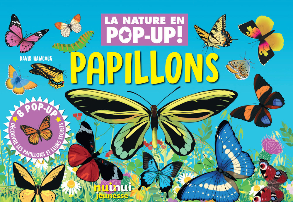 Libro Papillons. La nature en pop-up di David Hawcock - ean 9782889573271 - Nuinui