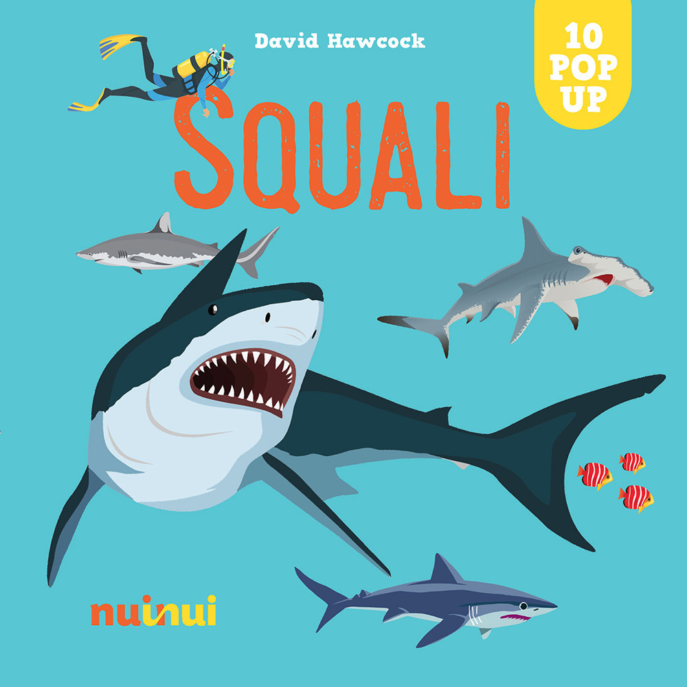 Libro Squali. Sorprendenti pop up di David Hawcock - ean 9782889750504 - Nuinui