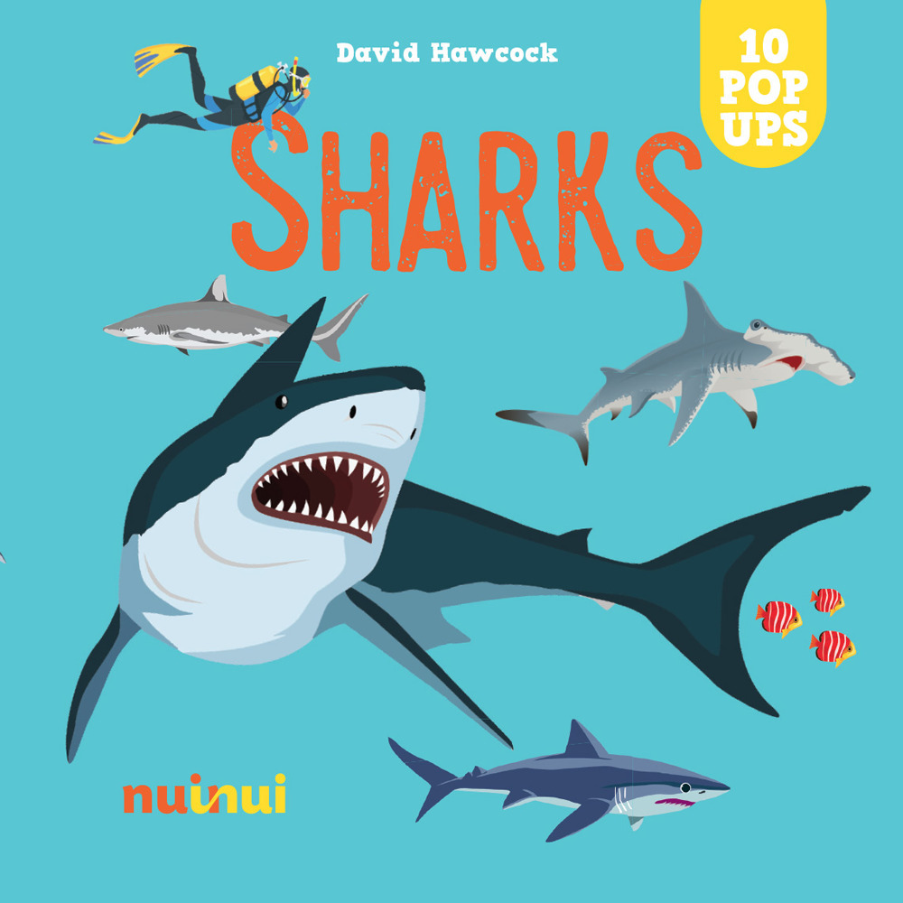 Libro Sharks. Sorprendenti pop up di David Hawcock - ean 9782889753994 - Nuinui