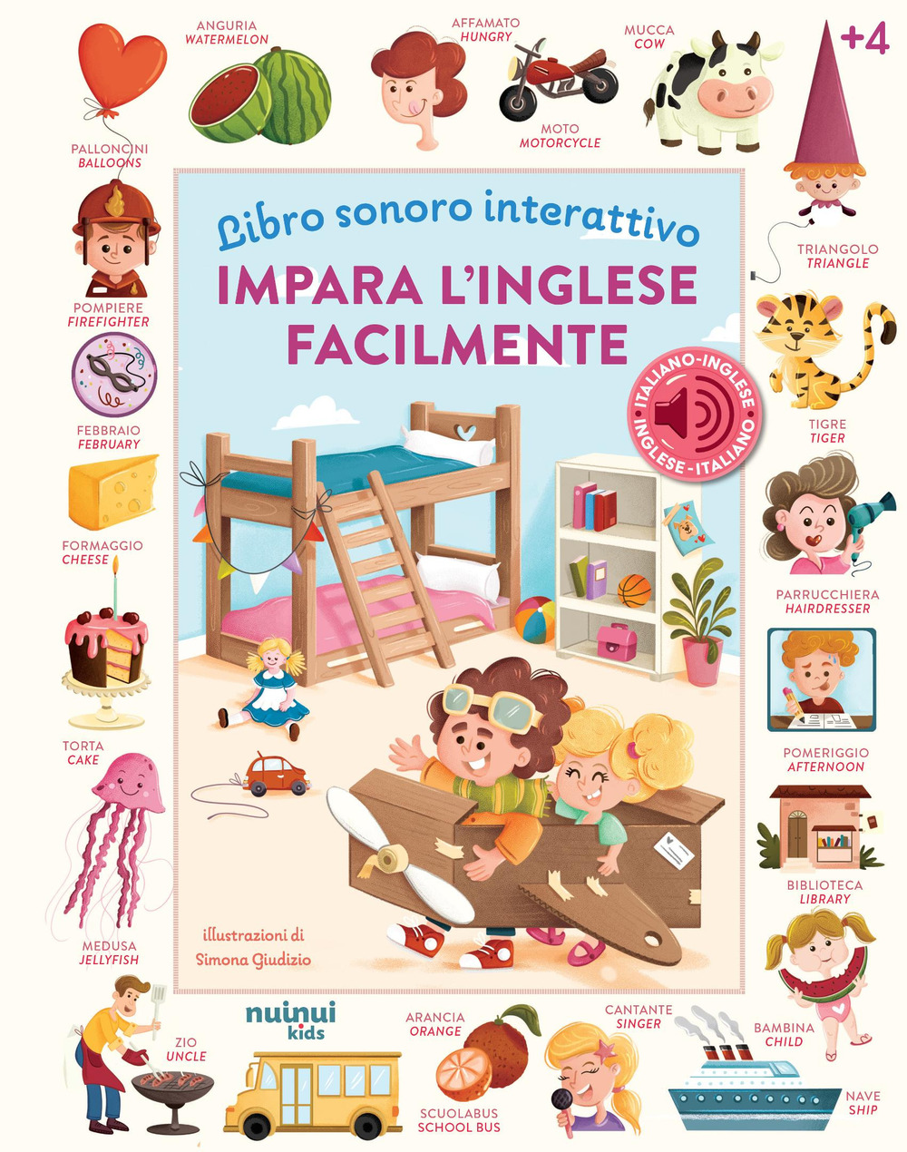 Libro Impara l'inglese facilmente. Libro sonoro interattivo di Simona Giudizio - ean 9782889754885 - Nuinui