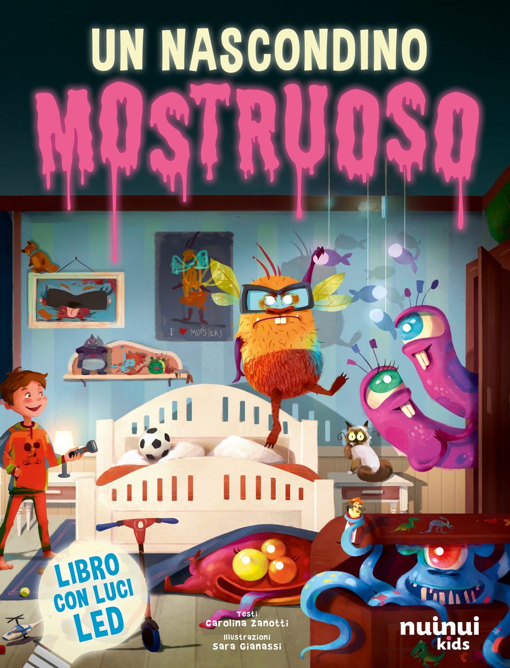 Libro nascondino mostruoso di Carolina Zanotti - ean 9782889758043 - Nuinui