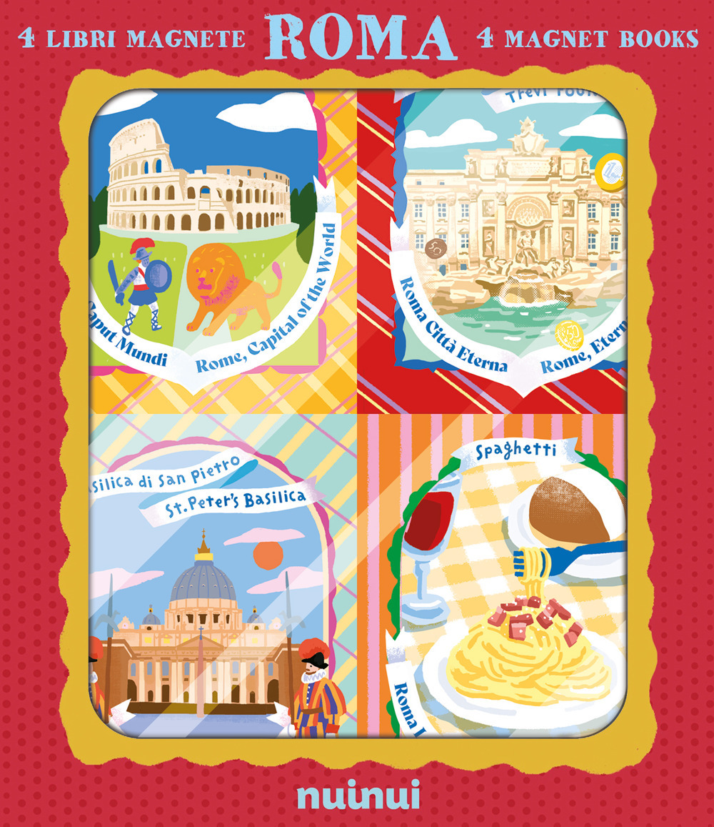 Libro Roma. 4 libri magnete di  - ean 9782889758166 - Nuinui