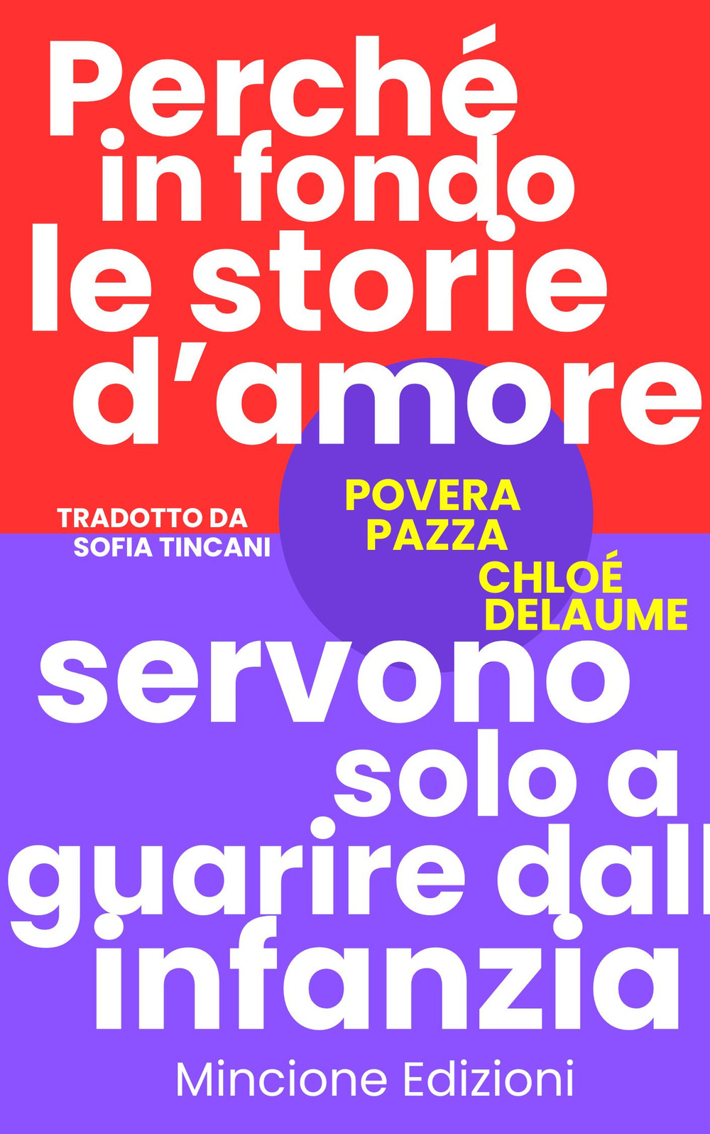 Libro Povera pazza. Perché in fondo le storie d'amore servono solo a guarire dall'infanzia di Chloé Delaume - ean 9782931144459 - Editions Mincione