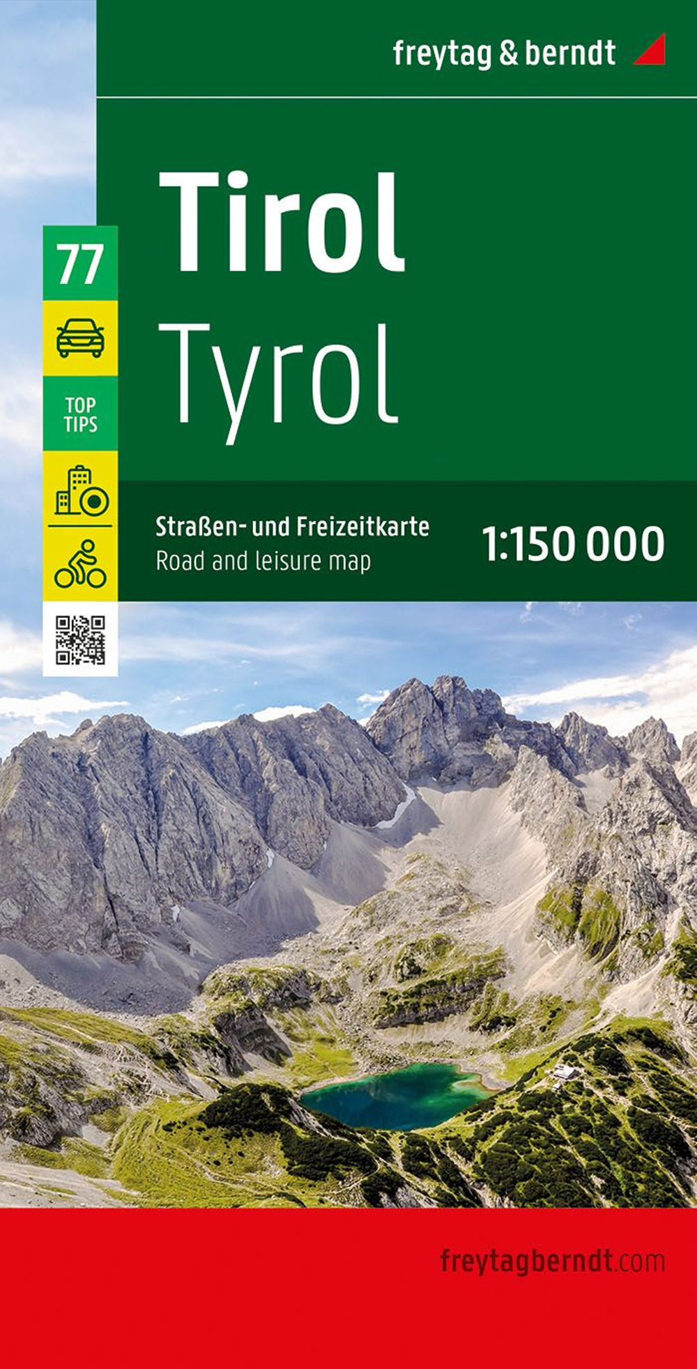 Libro Tirol 1:150.000 di  - ean 9783707922400 - Freytag & Berndt