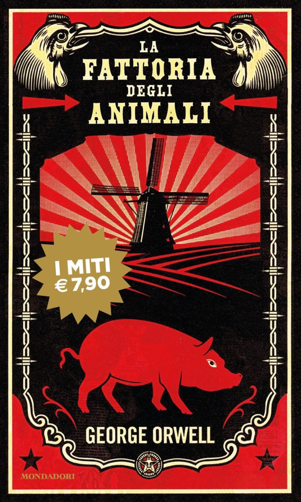 Libro fattoria degli animali di George Orwell - ean 9788804730385 - Mondadori