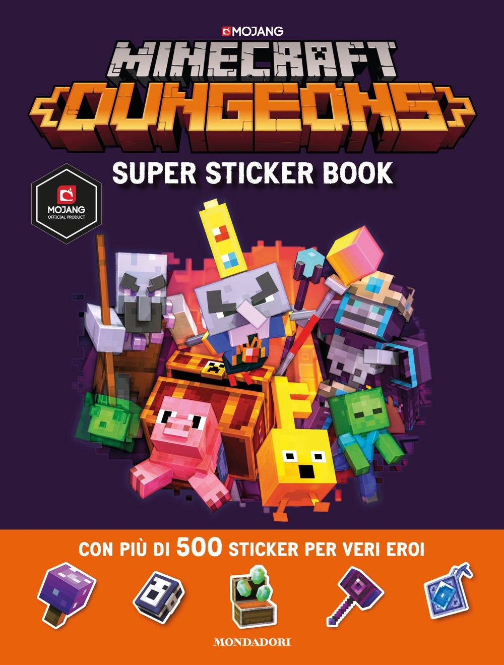 Libro Minecraft Dungeons. Super sticker book di Craig Jelley - ean 9788804738152 - Mondadori
