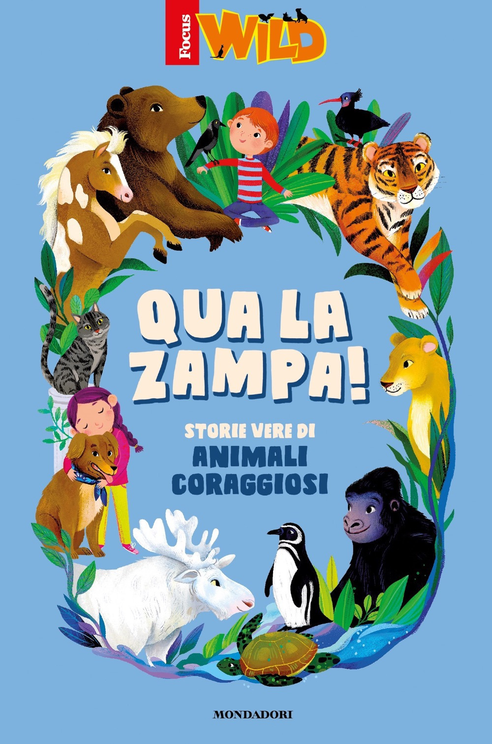 Libro Qua la zampa! Storie vere di animali coraggiosi di  - ean 9788804741800 - Mondadori