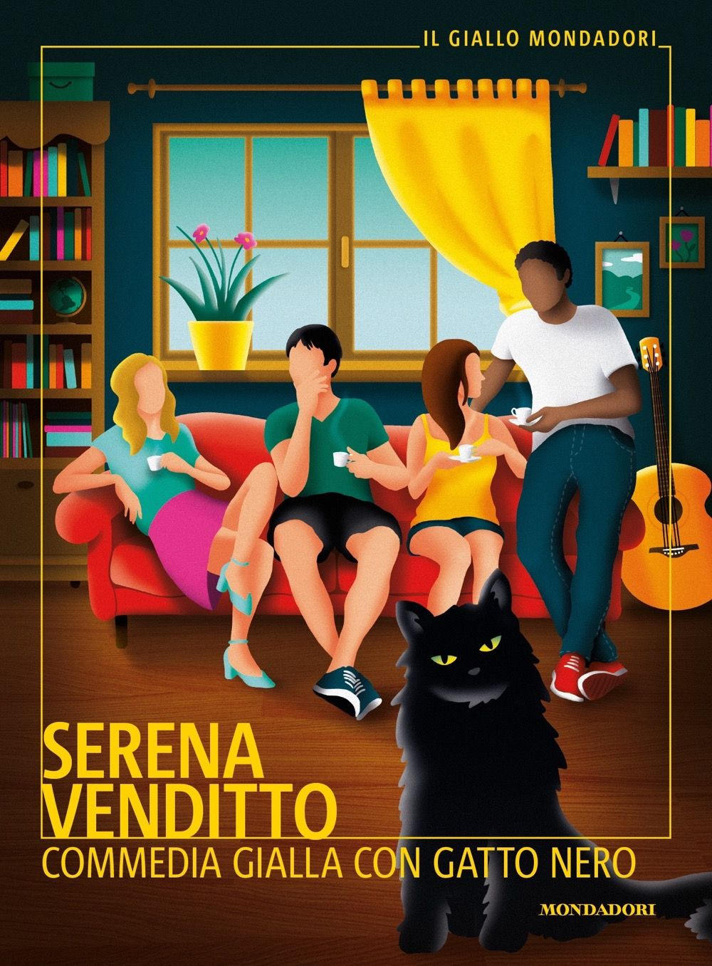 Libro Commedia gialla con gatto nero di Serena Venditto - ean 9788804761129 - Mondadori