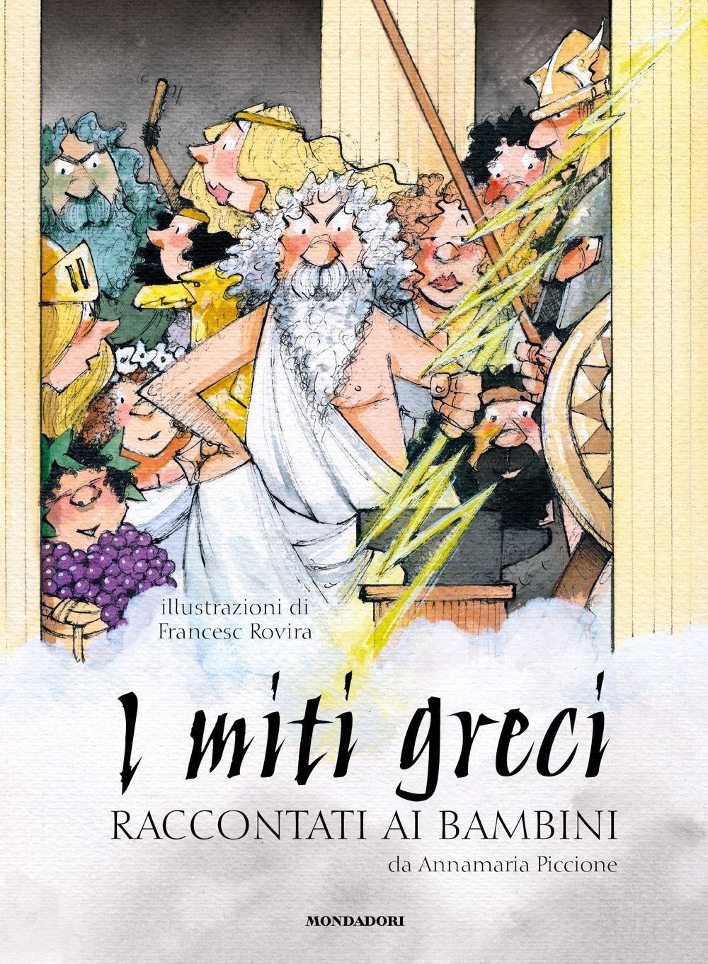 Libro miti greci raccontati ai bambini di Annamaria Piccione - ean 9788804766834 - Mondadori