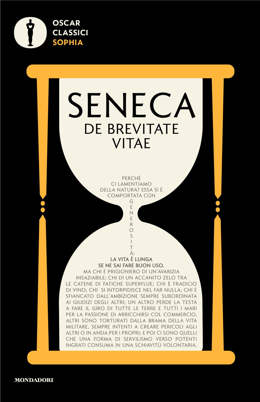 Libro De brevitate vitae. Testo latino fronte di Lucio Anneo Seneca - ean 9788804800019 - Mondadori
