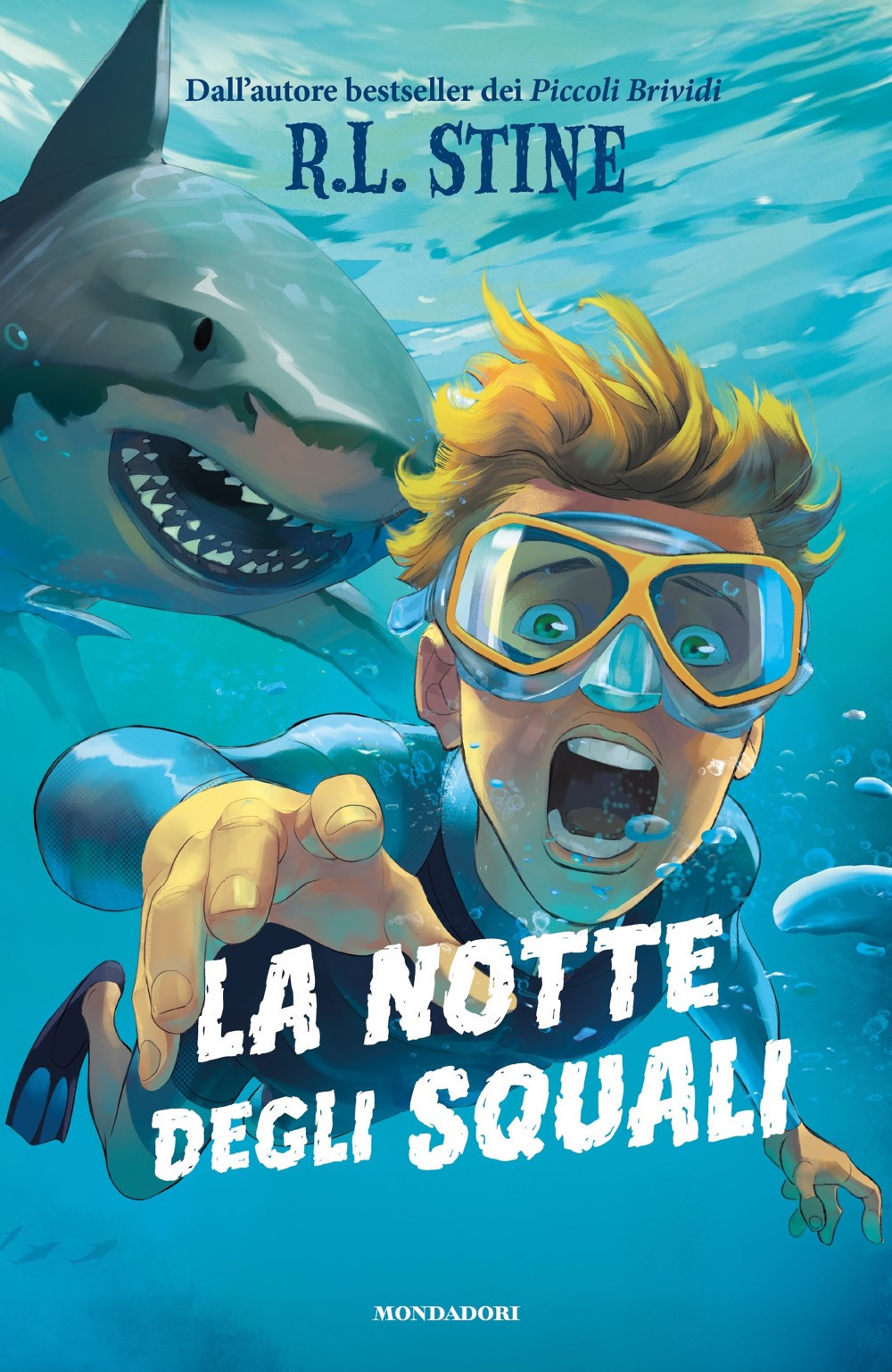Libro notte degli squali di Robert L. Stine - ean 9788804803126 - Mondadori