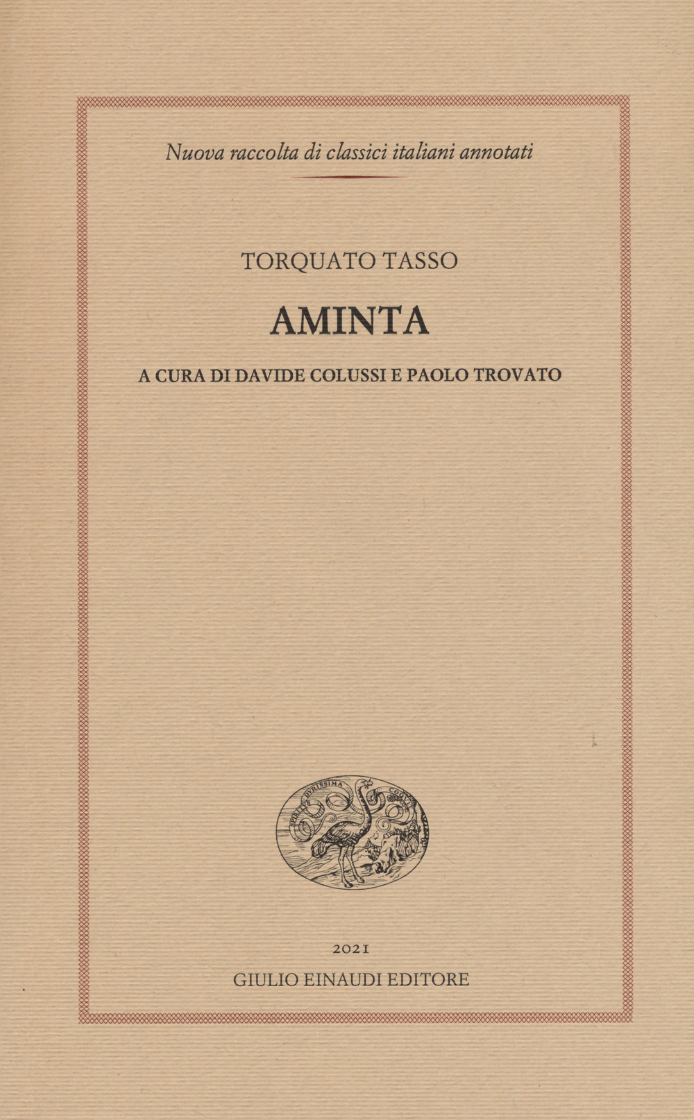 Libro Aminta di Torquato Tasso - ean 9788806246853 - Einaudi