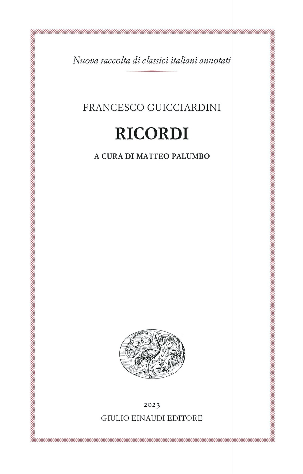 Libro Ricordi di Francesco Guicciardini - ean 9788806251710 - Einaudi