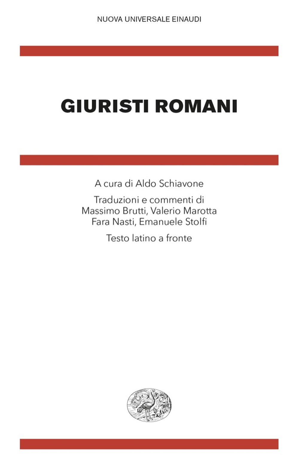 Libro Giuristi romani. Testo latino a fronte di  - ean 9788806252175 - Einaudi