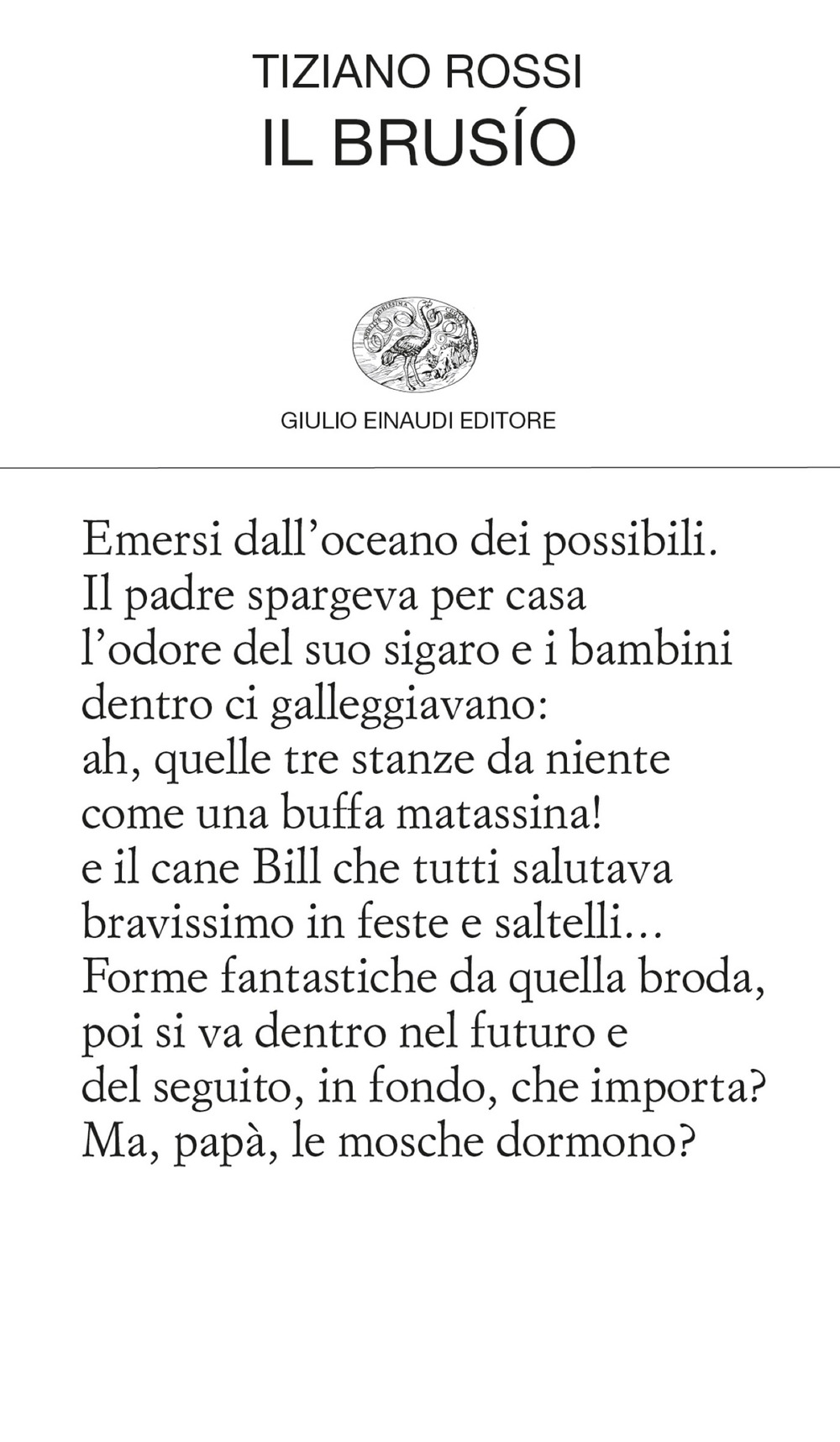 Libro brusìo di Tiziano Rossi - ean 9788806264048 - Einaudi