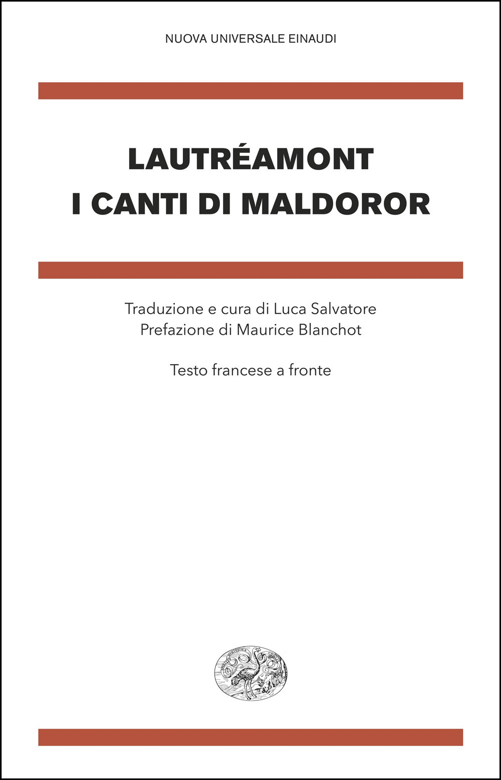 Libro canti di Maldoror. Testo francese a fronte di Isidore Lautréamont Ducasse - ean 9788806264734 - Einaudi