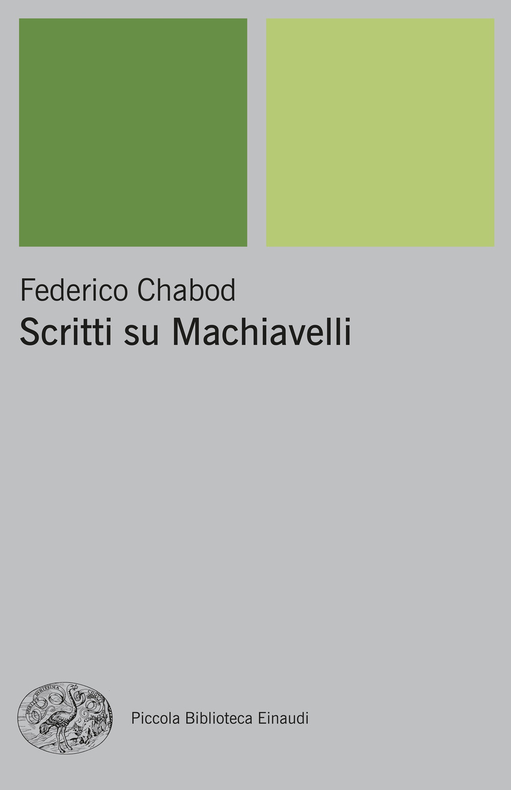 Libro Scritti su Machiavelli di Federico Chabod - ean 9788806269791 - Einaudi