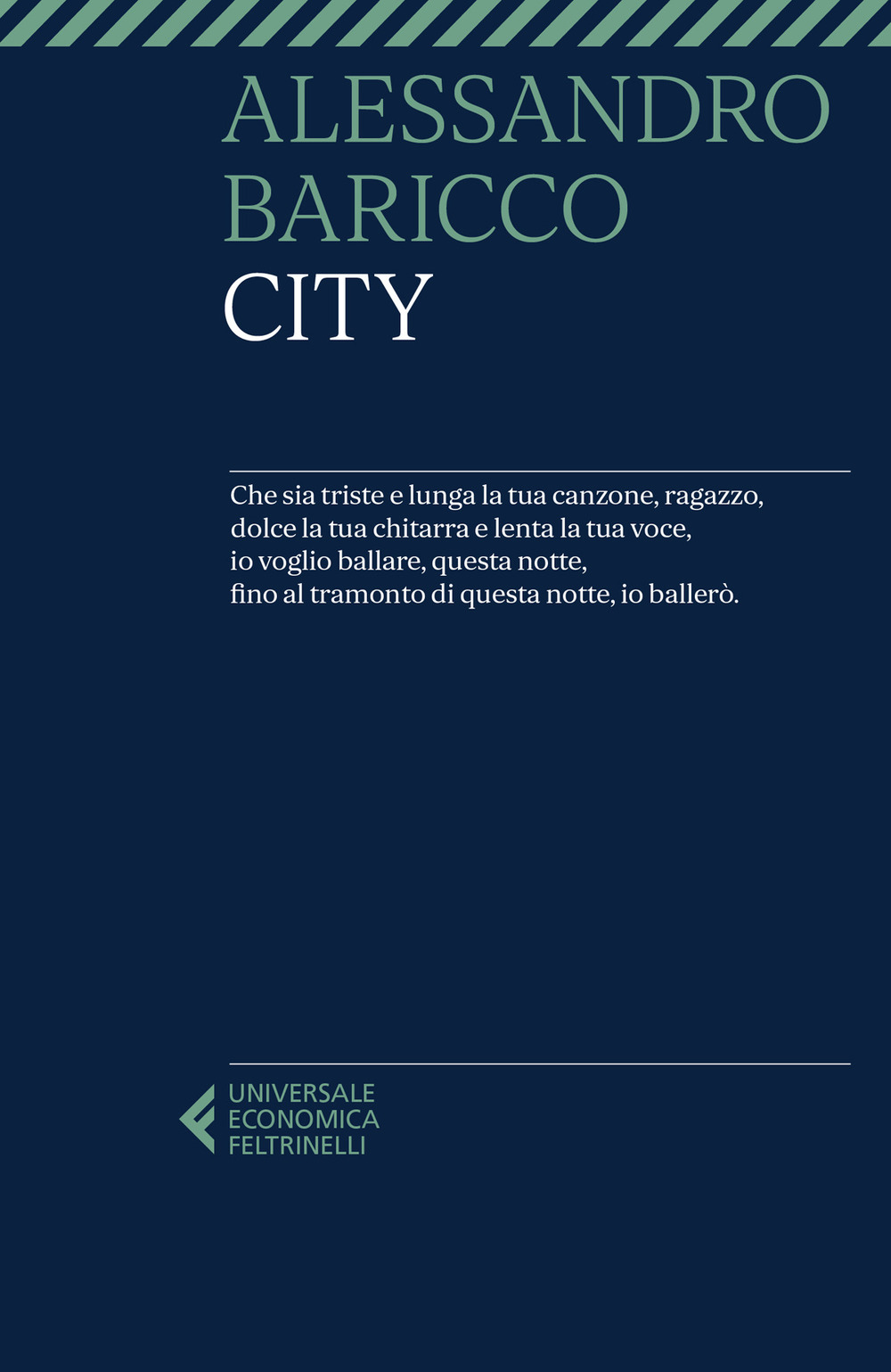 Libro City di Alessandro Baricco - ean 9788807895753 - Feltrinelli