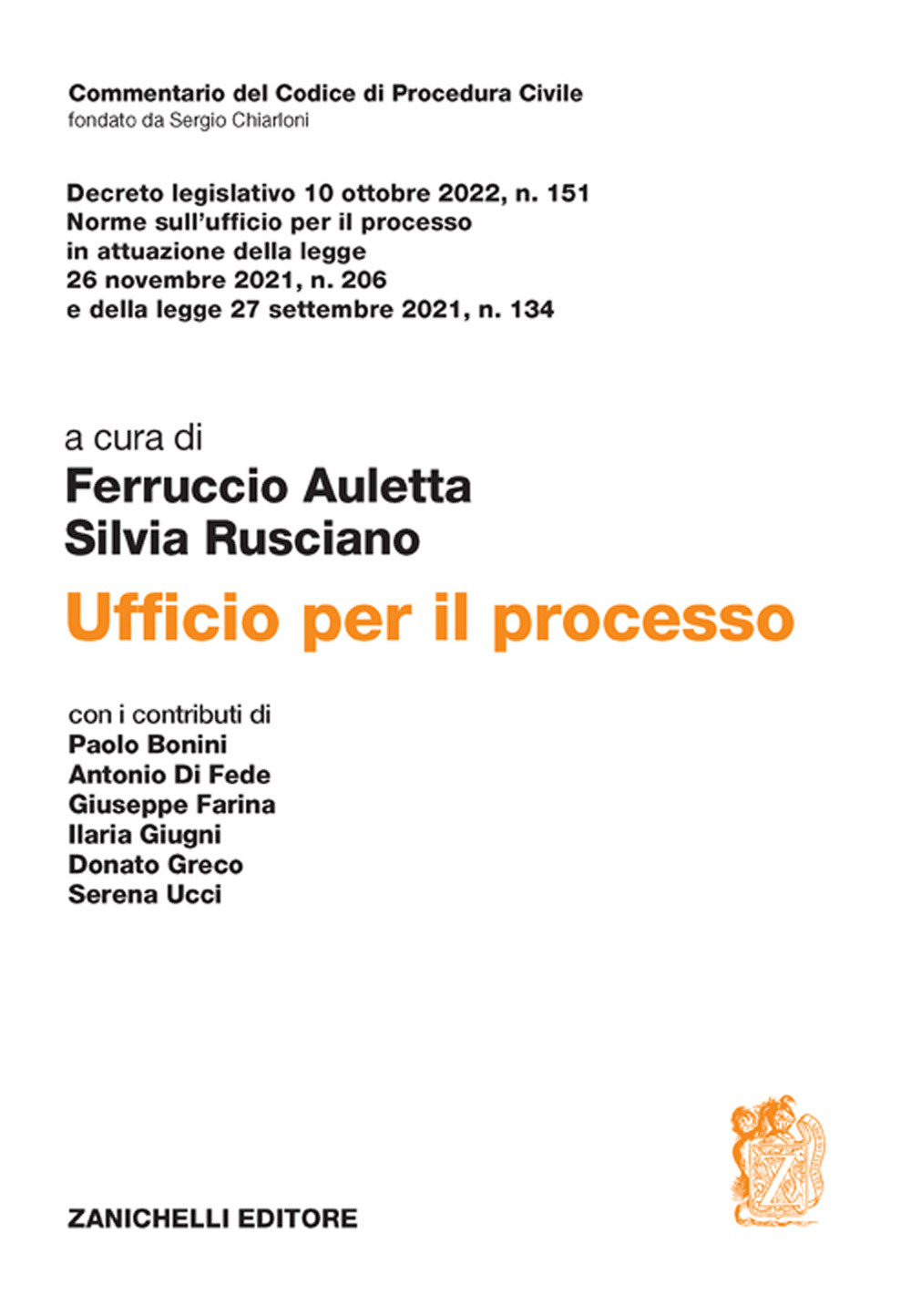 Libro Ufficio per il processo di  - ean 9788808299598 - Zanichelli