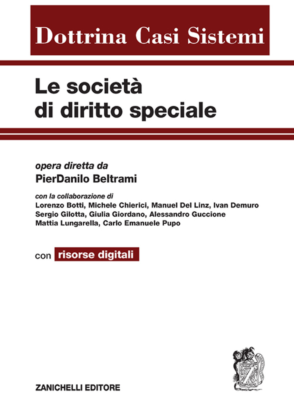 Libro società di diritto speciale di  - ean 9788808699985 - Zanichelli