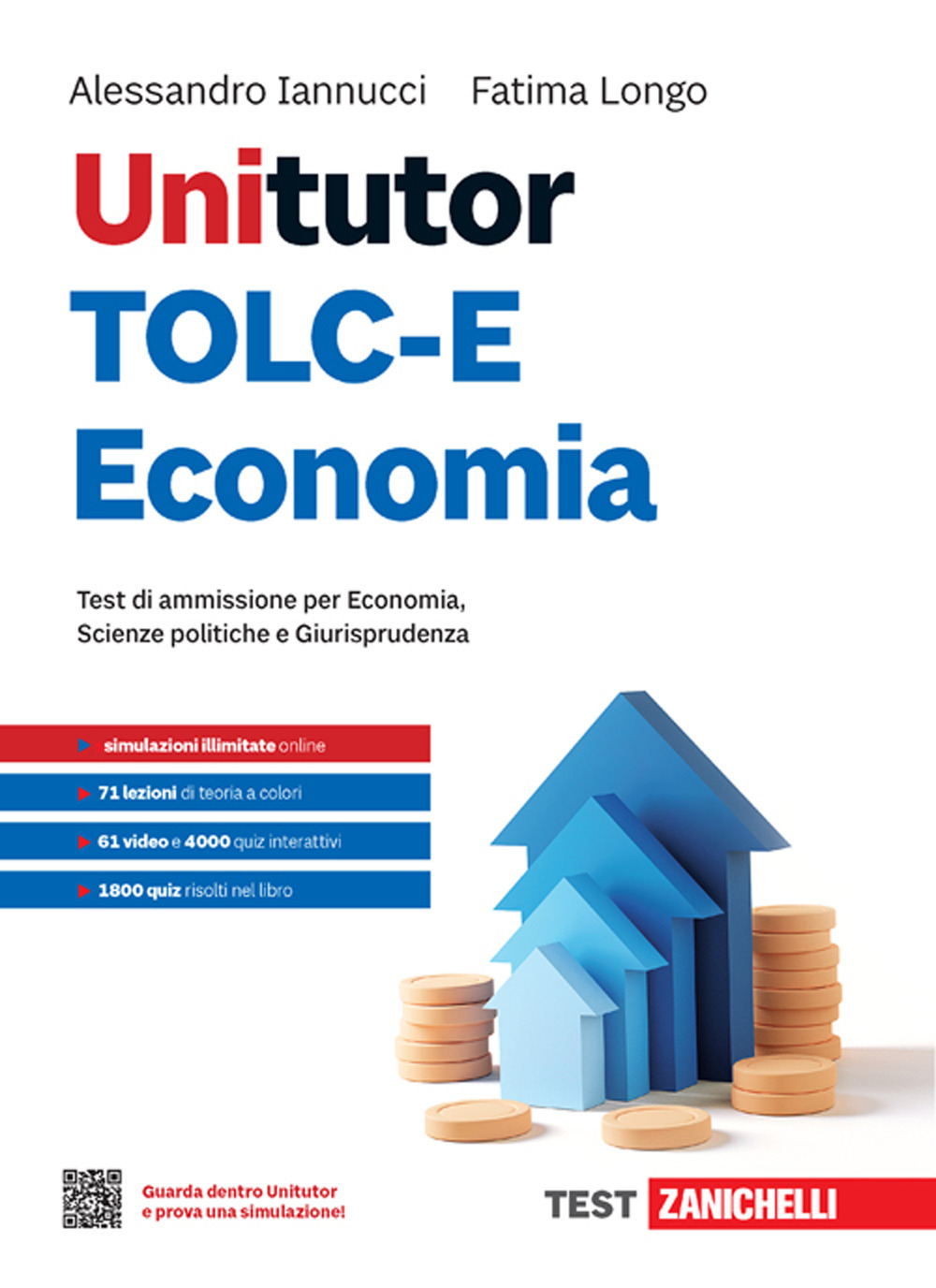 Libro Unitutor TOLC-E Economia. Test di ammissione per Economia