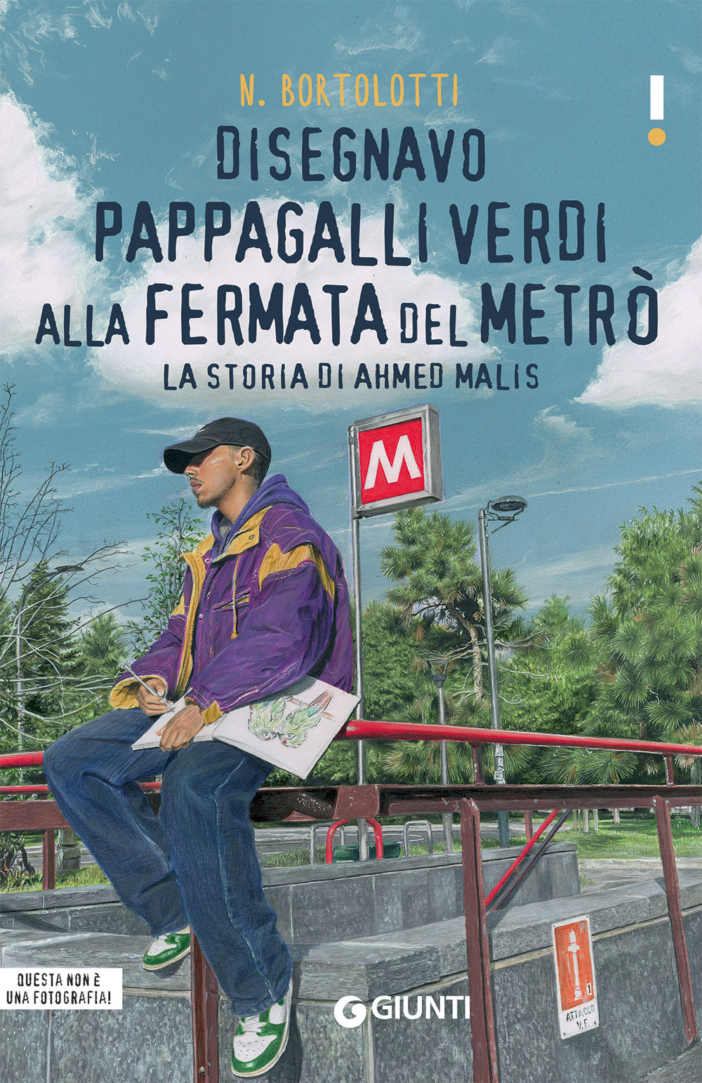 Libro Disegnavo pappagalli verdi alla fermata del metrò. La storia di Ahmed Malis di N. Bortolotti - ean 9788809880641 - Giunti Editore