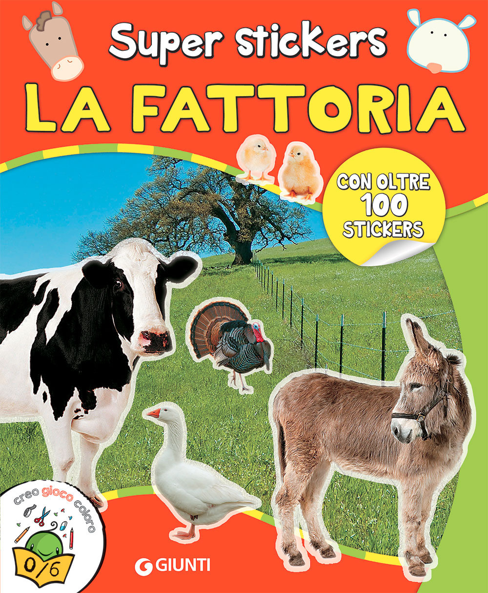 Libro fattoria. Super stickers di  - ean 9788809899094 - Giunti Editore