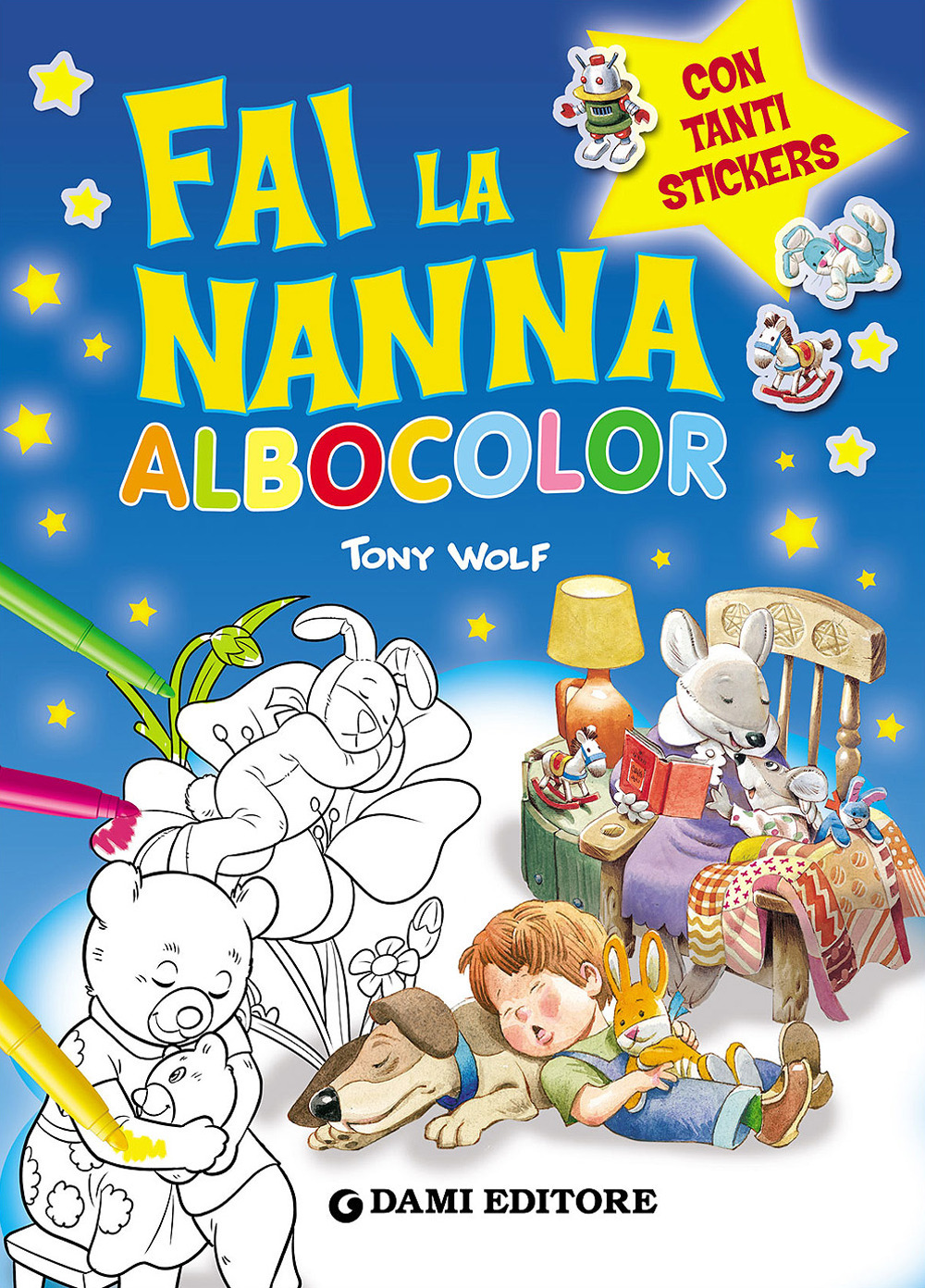 Libro Fai la nanna. Albocolor. Con adesivi di Anna Casalis; Silvia D'Achille - ean 9788809905924 - Dami Editore