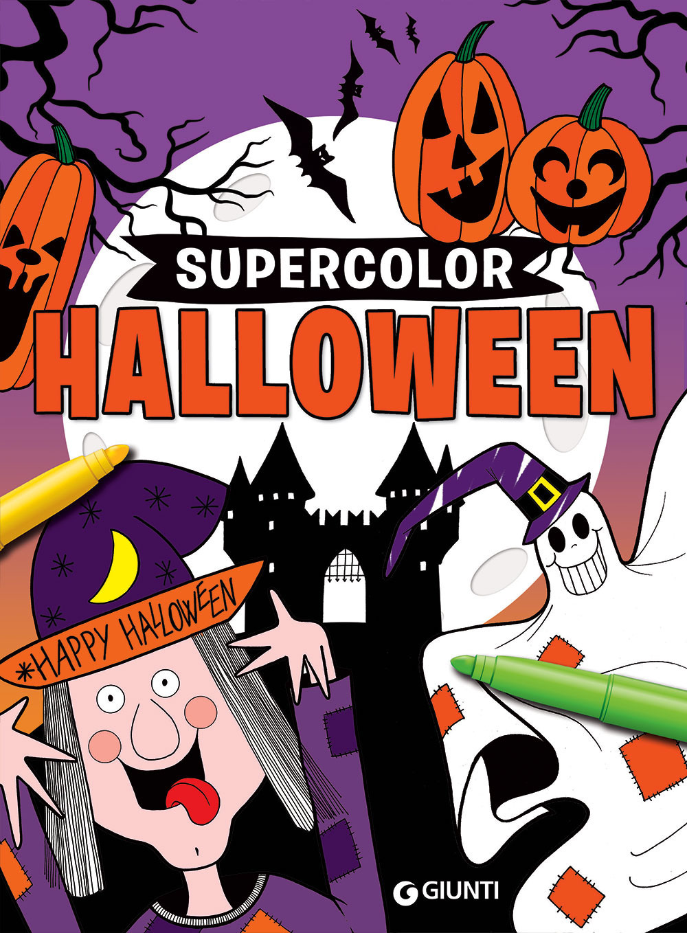 Libro Halloween supercolor di Pugliesi Stefania - ean 9788809909724 - Giunti Editore
