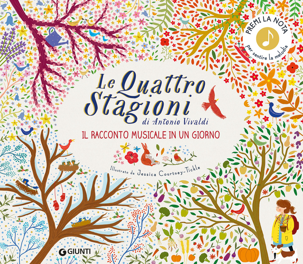 Libro quattro stagioni di Antonio Vivaldi. Il racconto musicale in un giorno di Katie Cotton - ean 9788809922471 - Giunti Editore
