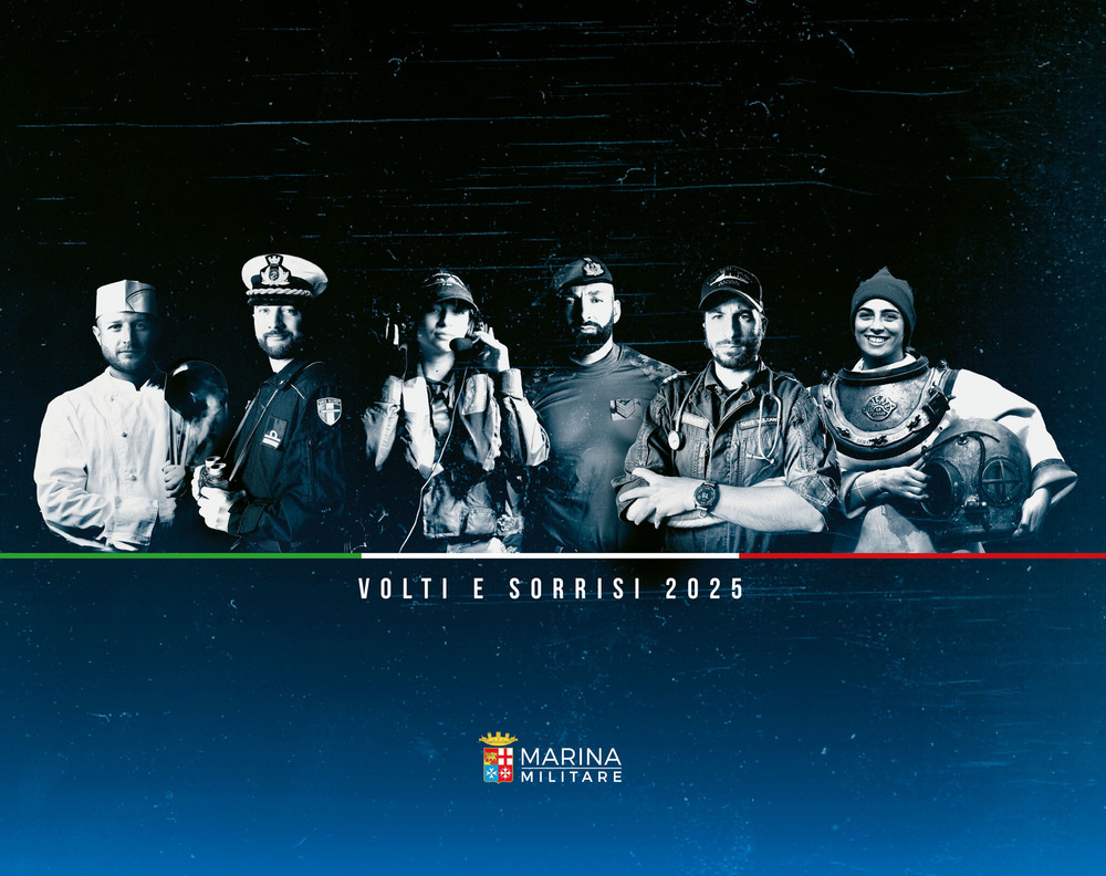Libro Marina Militare. Volti e sorrisi. Calendario da muro 2025 di Marina Militare - ean 9788809923539 - Giunti Editore