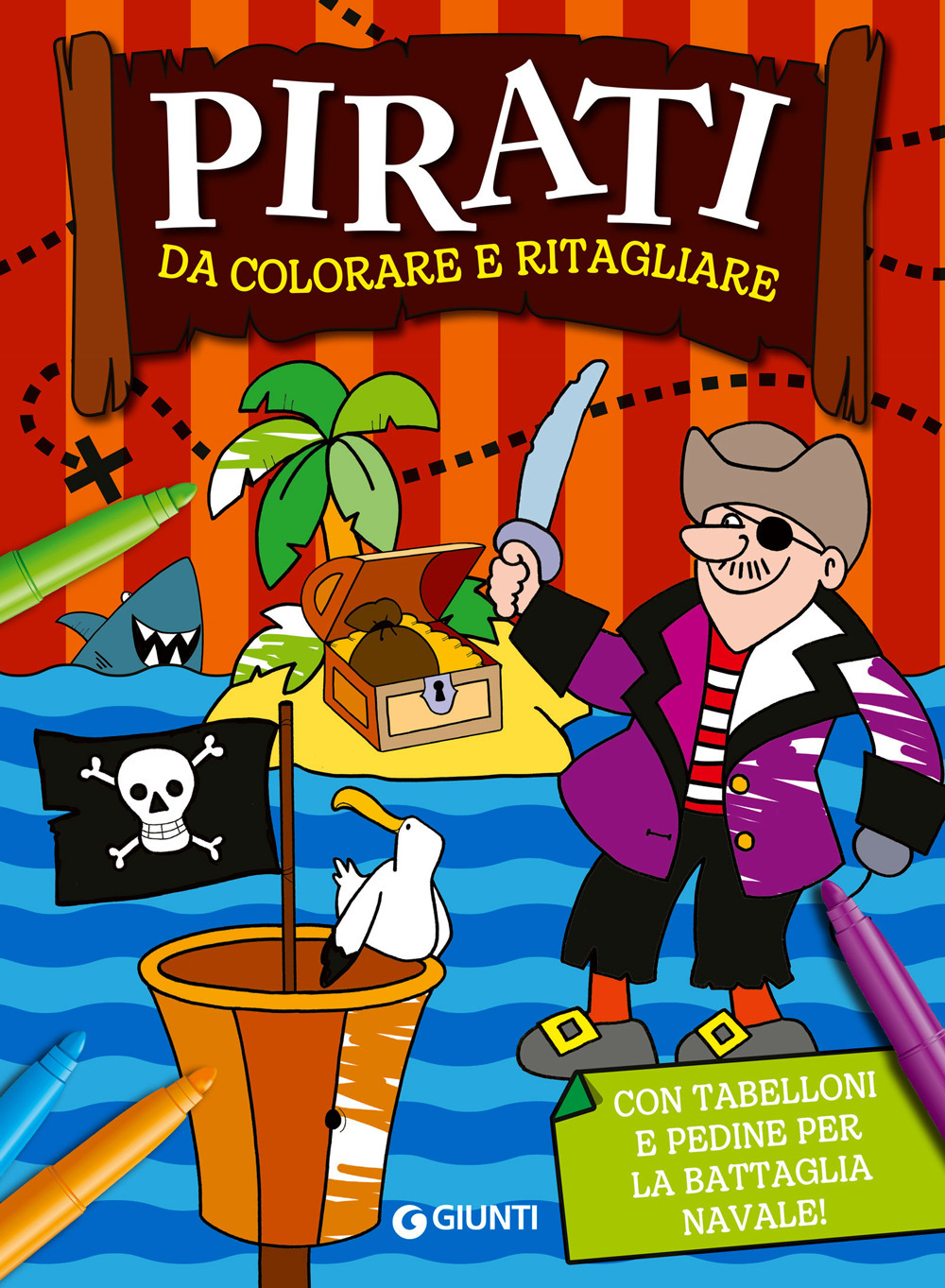 Libro Pirati da colorare e ritagliare di  - ean 9788809927032 - Giunti Editore