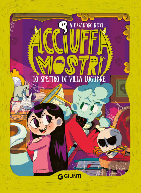 Libro spettro di villa Lugubre. Acciuffamostri di Alessandro Ricci - ean 9788809939486 - Giunti Editore