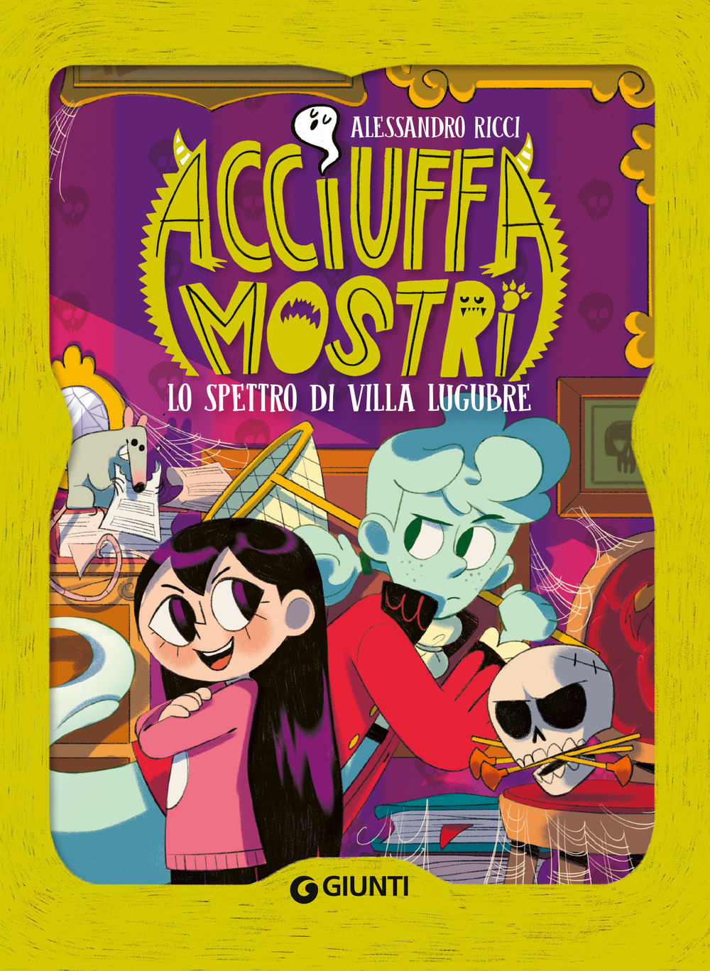 Libro spettro di villa Lugubre. Acciuffamostri di Alessandro Ricci - ean 9788809939486 - Giunti Editore