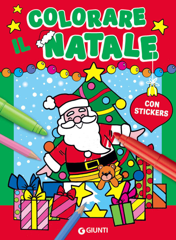 Libro Colorare il Natale. Con adesivi di Serena Tommasone - ean 9788809957541 - Giunti Editore